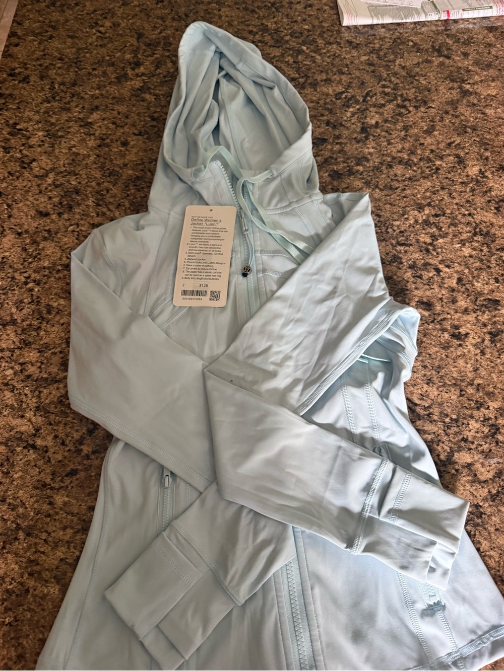 Light Blue Women's Hooded Jacket by LULULEMON